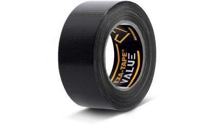 Defender EXA-TAPE-VALUE B 50 - Gewebeklebeband, Schwarz, glänzend, 50mm x 50m 
