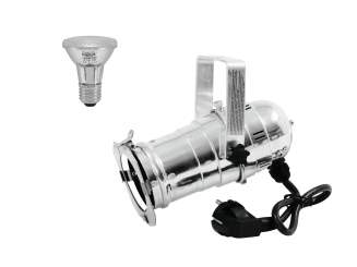 Eurolite Set PAR-20 Spot sil + PAR-20 230V SMD 6W E-27 LED 6500K 