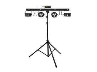 Eurolite Set LED KLS Laser Bar FX-Lichtset + M-4 Boxenhochstände 