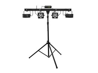 Eurolite Set LED KLS Laser Bar PRO FX-Lichtset + M-4 Boxenhochständer 