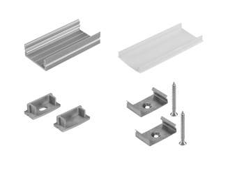 Eurolite Montageset U-Profil 20mm für LED Strip 