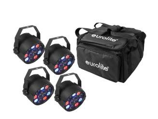 Eurolite Set 4x LED PARty Spot + Soft-Bag 