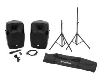 Omnitronic Set XFM-212AP + Boxenhochständer MOVE MK2 