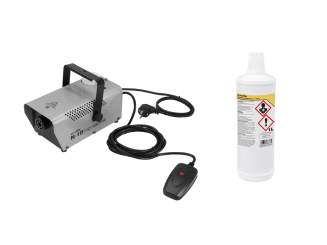 Eurolite Set N-10 silber + B Basic Nebelfluid 1l 