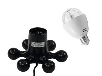 Eurolite Set LED BC-1 RGB + Hexopus Fassung schwarz 