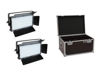 Eurolite Set 2x LED PLL-480 CW/WW Panel + Case 
