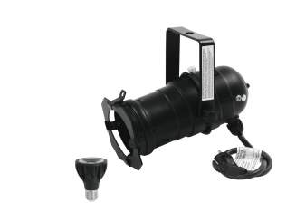 Eurolite Set PAR-20 Spot sw + PAR-20 230V COB 6W E-27 LED 1800-3000K dim2warm 