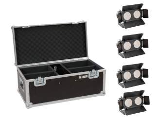 Eurolite Set 4x LED CBB-2 WW/CW Fairlight + Case 