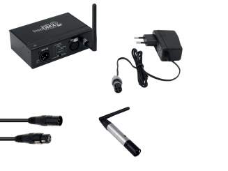 Eurolite Set freeDMX AP Wi-Fi Interface + QuickDMX Funksender + DMX Kabel 
