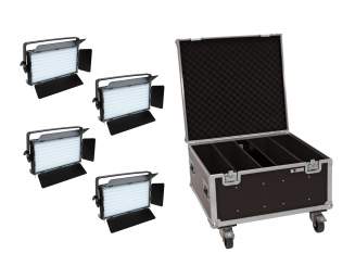 Eurolite Set 4x LED PLL-480 CW/WW Panel + Case 