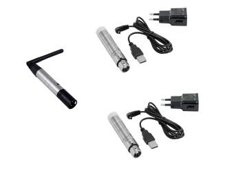Eurolite Set QuickDMX 1x Sender + 2x AKKU Empfänger 