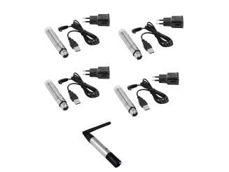 Eurolite Set QuickDMX 1x Sender + 4x AKKU Empfänger 