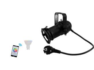 Eurolite Set PAR-16 Spot sw + LED GU10 RGB/WW/CW WiFi 