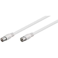 Goobay Antennenkabel (class A, >85 dB), 2x geschirmt, 5m 
