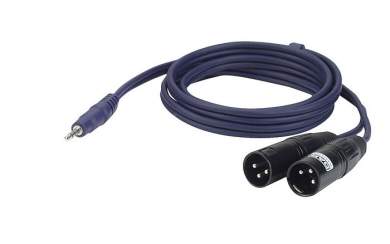DAP FL466 Stereo Mini Klinke auf 2x XLR/Male 3 p, 6m 