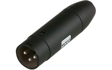 DAP FLA10 Mini 4P XLR Adapter mit Phantom Power Converter 