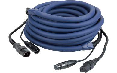DAP FP126 Powersignalcable 6m Kaltgerätestecker / - Buchse - XLR 