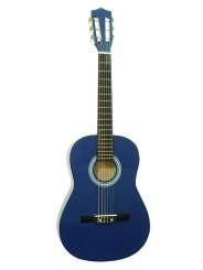 Dimavery AC-300 Klassik-Gitarre 3/4, blau 