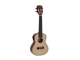 Dimavery UK-800 Concert Ukulele, Fichte massiv 