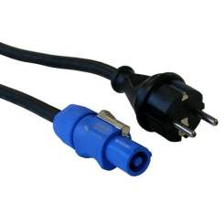 Magic FX Schutzkontakt to Neutrik Powercon Kabel, 1,5m 