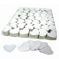 Magic FX Slowfall Konfetti Hearts Ø55mm Weiß Beutel 