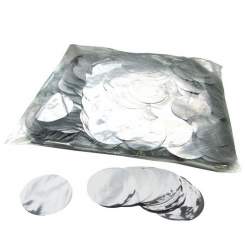 Magic FX Metallic Konfetti Kreis Ø55mm Silber Beutel 