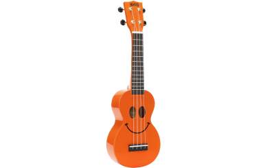 Mahalo Smiley Ukulele Orange 