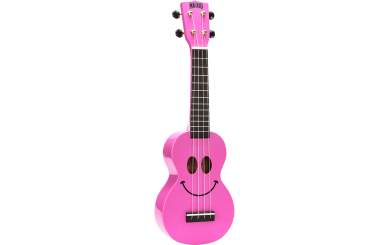 Mahalo Smiley Ukulele Pink 