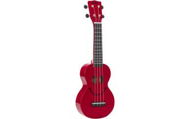 Mahalo Smiley Ukulele Red 