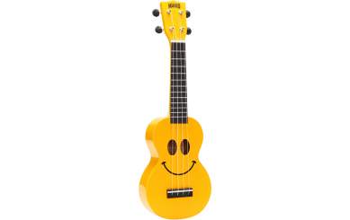 Mahalo Smiley Ukulele Yellow 