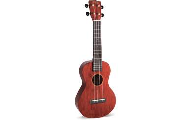 Mahalo Hano Concert Ukulele Wine Red 