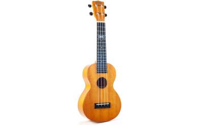 Mahalo Hano Concert Ukulele Vintage Natural (Wide Neck) 