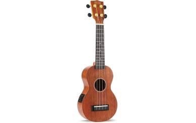 Mahalo Java Soprano Electro Ukulele Trans Brown 