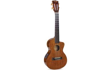Mahalo Java Tenor Electro Ukulele Vint Nat (Cutaway) 