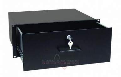 Omnitronic Rackschublade mit Schloss 4HE 