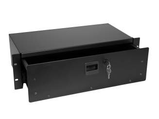 Omnitronic Rackschublade SN-3 Rackschublade mit Schloss 3HE 