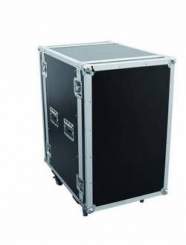 Roadinger Verstärkerrack PR-2ST, 18HE, 57cm Rollen 