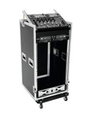 Roadinger Spezial-Kombi-Case Profi, 20HE mit Rollen 