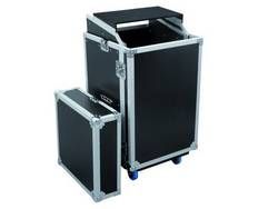 Roadinger Spezial-Kombi-Case LS5 Laptop-Rack, 17HE 