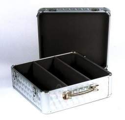 Roadinger CD-Case ALU poliert 100 CDs 