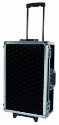 Roadinger CD-Case schwarz 120 CDs mit Trolley 