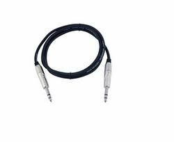 Omnitronic Klinkenkabel 6,3 stereo 1m schwarz ROAD 