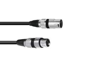 Omnitronic XLR Kabel 3pol 0,2m sw 