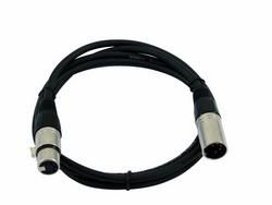 Omnitronic XLR Kabel 5pol 1,5m schwarz 