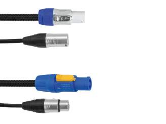 Eurolite Kombikabel DMX P-Con/3 Pin XLR 1,5m 