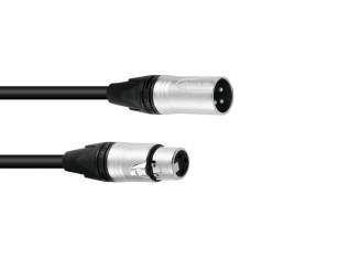 PSSO DMX Kabel XLR 3pol 3m sw Neutrik 