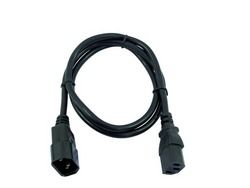 Omnitronic Kaltgeräte Verlängerung 3x1,0 3m, schwarz 