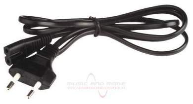 Omnitronic Euro Netzkabel 1,5m, schwarz 