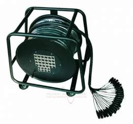 Omnitronic Multicore Stagebox 24/8 30m Trommel 