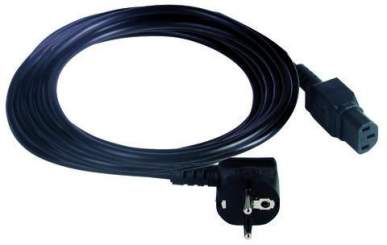 Omnitronic Kaltgeräte Netzkabel 3x1,5 10m schwarz 